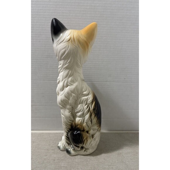 Vintage MCM Persian Cat Figurine Big Eyes Anthropomorphic Made In Japan 15” GUC - Picture 4 of 9